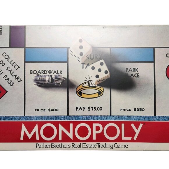 Vintage Monopoly #9 Parker Brothers Board Game SEALED 1961 No Barcode - Picture 2 of 8